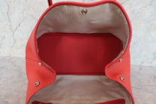 Load image into Gallery viewer, HERMES GARDEN PARTY PM Country leather Rouge pivoine R Engraving Tote bag 700110067