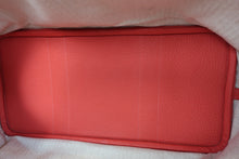 Load image into Gallery viewer, HERMES GARDEN PARTY PM Country leather Rouge pivoine R Engraving Tote bag 700110067