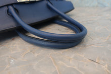 画像をギャラリービューアに読み込む, HERMES/エルメス バーキン30 トリヨンクレマンス ブルー □J刻印 ハンドバッグ 800030031