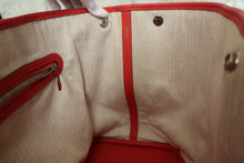 Load image into Gallery viewer, HERMES GARDEN PARTY PM Country leather Rouge pivoine R Engraving Tote bag 700110067