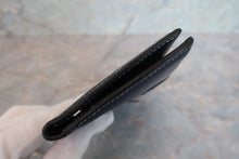 Load image into Gallery viewer, HERMES  Bearn classic Graine Lisse leather Blue □F Engraving Wallet 700080095