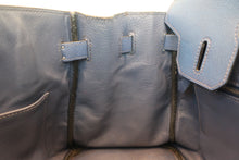 画像をギャラリービューアに読み込む, HERMES/エルメス バーキン30 トリヨンクレマンス ブルー □J刻印 ハンドバッグ 800030031