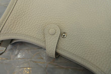 Load image into Gallery viewer, HERMES  EVELYNE TPM Clemence leather Craie T Engraving Shoulder bag 700080031