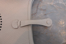 Load image into Gallery viewer, HERMES  EVELYNE TPM Clemence leather Craie T Engraving Shoulder bag 700080031
