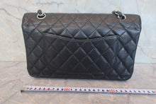 画像をギャラリービューアに読み込む, CHANEL/シャネル マトラッセWフラップWチェーンショルダーバッグ キャビアスキン ブラック/シルバー金具 ショルダーバッグ 800010224