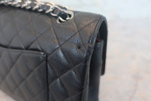 画像をギャラリービューアに読み込む, CHANEL/シャネル マトラッセWフラップWチェーンショルダーバッグ キャビアスキン ブラック/シルバー金具 ショルダーバッグ 800010224