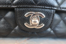 画像をギャラリービューアに読み込む, CHANEL/シャネル マトラッセWフラップWチェーンショルダーバッグ キャビアスキン ブラック/シルバー金具 ショルダーバッグ 800010224
