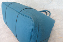 Load image into Gallery viewer, HERMES  GARDEN PARTY PM Negonda leather Blue izmir C Engraving Tote bag 700070305