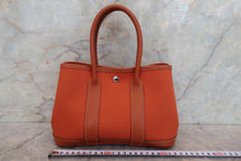 画像をギャラリービューアに読み込む, HERMES/エルメス ガーデンパーティTTPM トワルオフィシェ/レザー ポティロン □I刻印 トートバッグ 700110071