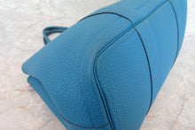 Load image into Gallery viewer, HERMES  GARDEN PARTY PM Negonda leather Blue izmir C Engraving Tote bag 700070305