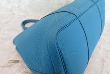 Load image into Gallery viewer, HERMES  GARDEN PARTY PM Negonda leather Blue izmir C Engraving Tote bag 700070305