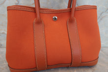 画像をギャラリービューアに読み込む, HERMES/エルメス ガーデンパーティTTPM トワルオフィシェ/レザー ポティロン □I刻印 トートバッグ 700110071