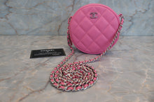 將圖片載入圖庫檢視器 CHANEL/シャネル マトラッセラウンドチェーンショルダーバッグ ラムスキン ピンク/シルバー金具 ショルダーバッグ 600040002