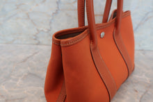 画像をギャラリービューアに読み込む, HERMES/エルメス ガーデンパーティTTPM トワルオフィシェ/レザー ポティロン □I刻印 トートバッグ 700110071