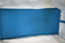 Load image into Gallery viewer, HERMES  GARDEN PARTY PM Negonda leather Blue izmir C Engraving Tote bag 700070305