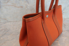 画像をギャラリービューアに読み込む, HERMES/エルメス ガーデンパーティTTPM トワルオフィシェ/レザー ポティロン □I刻印 トートバッグ 700110071