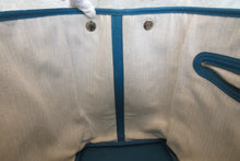 Load image into Gallery viewer, HERMES  GARDEN PARTY PM Negonda leather Blue izmir C Engraving Tote bag 700070305