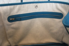 Load image into Gallery viewer, HERMES  GARDEN PARTY PM Negonda leather Blue izmir C Engraving Tote bag 700070305
