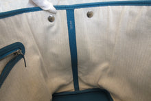 Load image into Gallery viewer, HERMES  GARDEN PARTY PM Negonda leather Blue izmir C Engraving Tote bag 700070305