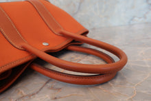 画像をギャラリービューアに読み込む, HERMES/エルメス ガーデンパーティTTPM トワルオフィシェ/レザー ポティロン □I刻印 トートバッグ 700110071