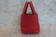 画像をギャラリービューアに読み込む, HERMES/エルメス ピコタンロックPM トリヨンクレマンス ルージュガランス □Q刻印 ハンドバッグ 800030038