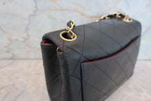 Load image into Gallery viewer, CHANEL Mini Matelasse single flap chain shoulder bag Lambskin Black/Gold hadware Shoulder bag 700100038