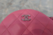 將圖片載入圖庫檢視器 CHANEL/シャネル マトラッセラウンドチェーンショルダーバッグ ラムスキン ピンク/シルバー金具 ショルダーバッグ 600040002