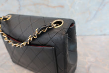 Load image into Gallery viewer, CHANEL Mini Matelasse single flap chain shoulder bag Lambskin Black/Gold hadware Shoulder bag 700100038