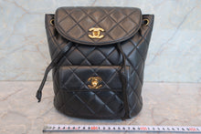 画像をギャラリービューアに読み込む, CHANEL/シャネル マトラッセチェーンリュック ラムスキン ブラック/ゴールド金具 リュック 700090181