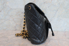 画像をギャラリービューアに読み込む, CHANEL/シャネル マトラッセチェーンリュック ラムスキン ブラック/ゴールド金具 リュック 700090181