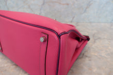 画像をギャラリービューアに読み込む, HERMES/エルメス バーキン30 パーソナルオーダー シェーブル ローズショッキング/パルム □M刻印 ハンドバッグ 700110078