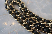 画像をギャラリービューアに読み込む, CHANEL/シャネル マトラッセラウンドチェーンショルダーバッグ ラムスキン ブラック/ゴールド金具 ショルダーバッグ 800010230