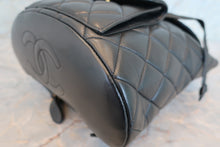 画像をギャラリービューアに読み込む, CHANEL/シャネル マトラッセチェーンリュック ラムスキン ブラック/ゴールド金具 リュック 700090181