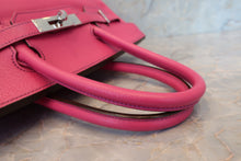 画像をギャラリービューアに読み込む, HERMES/エルメス バーキン30 パーソナルオーダー シェーブル ローズショッキング/パルム □M刻印 ハンドバッグ 700110078