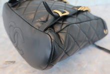 画像をギャラリービューアに読み込む, CHANEL/シャネル マトラッセチェーンリュック ラムスキン ブラック/ゴールド金具 リュック 700090181