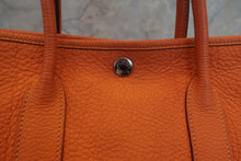 Load image into Gallery viewer, HERMES GARDEN PARTY TPM Negonda leather Orange □M Engraving Tote bag 700120175