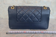 画像をギャラリービューアに読み込む, CHANEL/シャネル マトラッセチェーンショルダーバッグ ラムスキン ネイビー/ゴールド金具 ショルダーバッグ 800020008