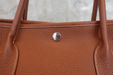 画像をギャラリービューアに読み込む, HERMES/エルメス ガーデンパーティPM ネゴンダ ゴールド □O刻印 トートバッグ 800070138