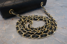 Load image into Gallery viewer, CHANEL Mini matelasse chain shoulder bag Lambskin Black/Gold hadware Shoulder bag 800030082