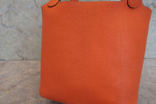 画像をギャラリービューアに読み込む, HERMES/エルメス ピコタンロックMM トリヨンクレマンス フー □R刻印 ハンドバッグ 800080215