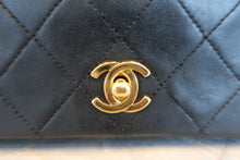 Load image into Gallery viewer, CHANEL Mini matelasse chain shoulder bag Lambskin Black/Gold hadware Shoulder bag 800030082