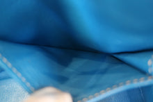 Load image into Gallery viewer, HERMES CANDY KERRY 28 Epsom leather Blue electric/Mykonos □O Engraving Shoulder bag 800040078