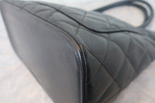 画像をギャラリービューアに読み込む, CHANEL/シャネル 復刻トート キャビアスキン ブラック/ゴールド金具 トートバッグ 800010183