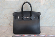 Load image into Gallery viewer, HERMES BIRKIN 25 Epsom leather Black Hand bag 700070256