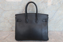Load image into Gallery viewer, HERMES BIRKIN 25 Epsom leather Black Hand bag 700070256