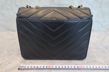 画像をギャラリービューアに読み込む, CHANEL/シャネル マドモアゼルチェーンショルダーバッグ ラムスキン ブラック/ゴールド金具 ショルダーバッグ 800030094