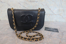 画像をギャラリービューアに読み込む, CHANEL/シャネル ココマークチェーンショルダーバッグ ラムスキン ブラック/ゴールド金具 ショルダーバッグ 800010191