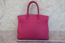 画像をギャラリービューアに読み込む, HERMES/エルメス バーキン30 トゴ ローズパープル C刻印 ハンドバッグ 700110079