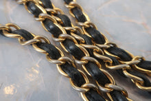 画像をギャラリービューアに読み込む, CHANEL/シャネル ココマークチェーンショルダーバッグ ラムスキン ブラック/ゴールド金具 ショルダーバッグ 800010191
