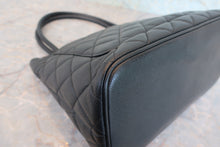 Load image into Gallery viewer, CHANEL Medallion Tote Caviar skin Black/Gold hadware Tote bag 800080128